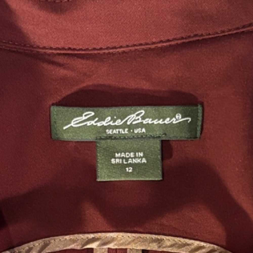 Eddie Bauer Deep Red Blazer - Picture 2 of 12